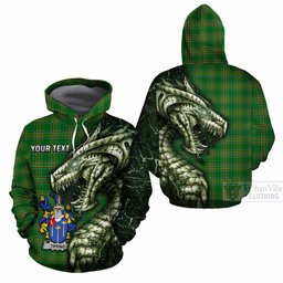 Tipping Irish Clan Cotton Hoodie Irish Roots Dragon Soul