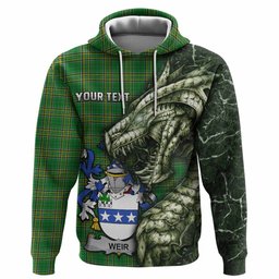 Weir Irish Clan Hoodie Irish Roots Dragon Soul
