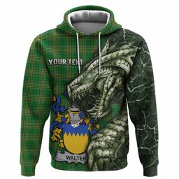 Walter Irish Clan Hoodie Irish Roots Dragon Soul