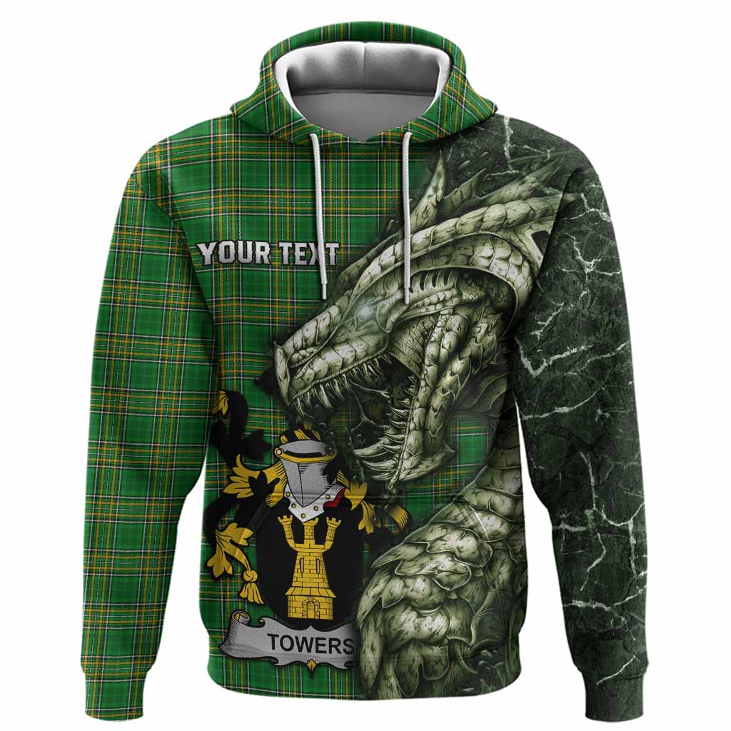 Towers Irish Clan Hoodie Irish Roots Dragon Soul