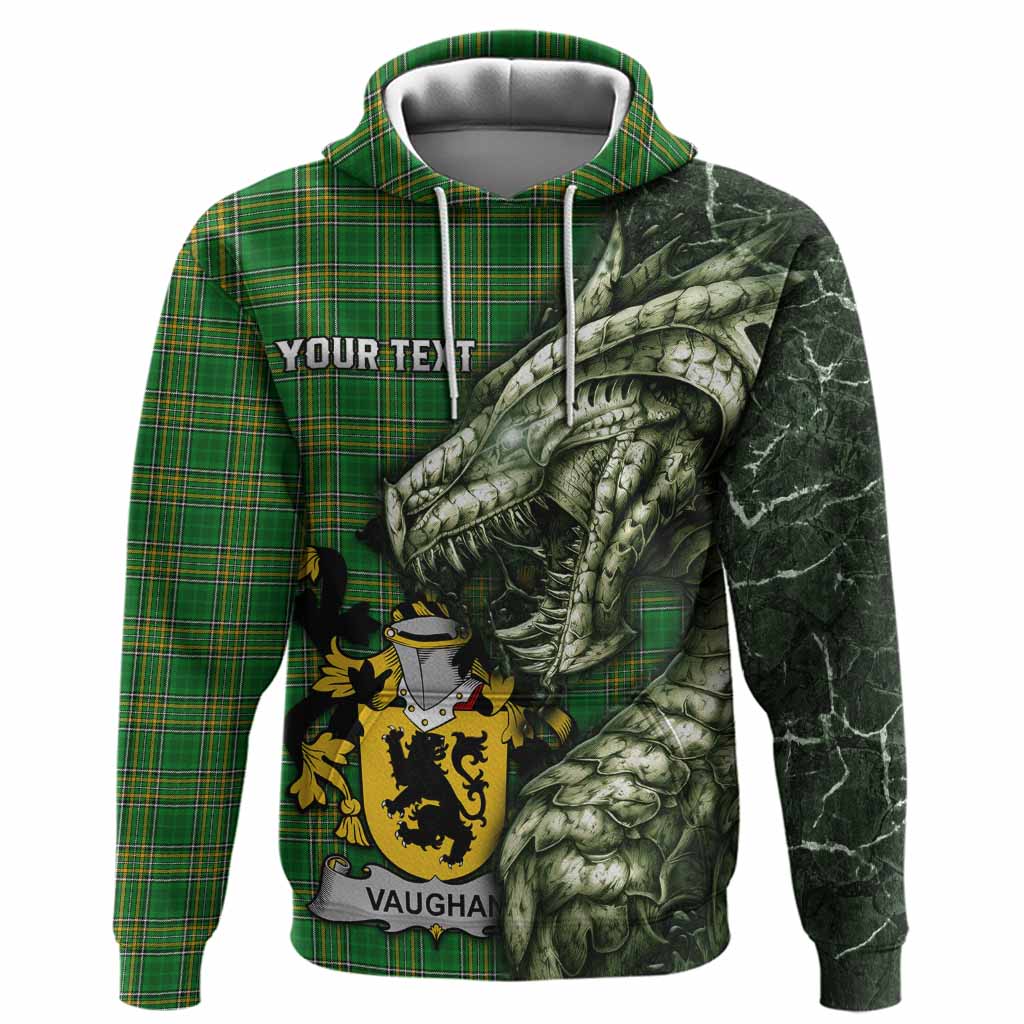 Vaughan Irish Clan Hoodie Irish Roots Dragon Soul