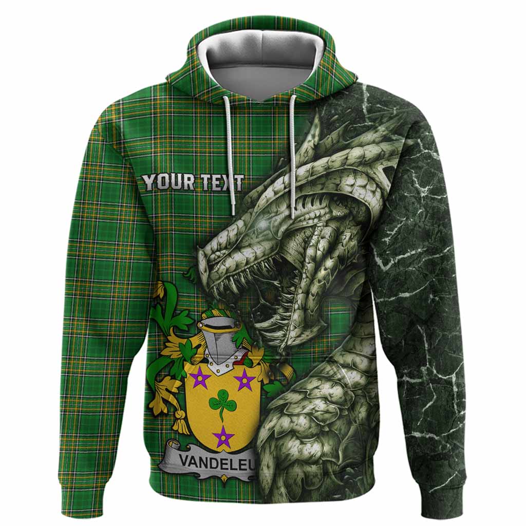 Vandeleur Irish Clan Hoodie Irish Roots Dragon Soul