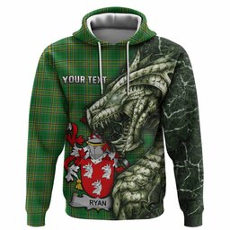 Ryan Irish Clan Hoodie Irish Roots Dragon Soul