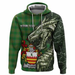 O'Hare Irish Clan Hoodie Irish Roots Dragon Soul