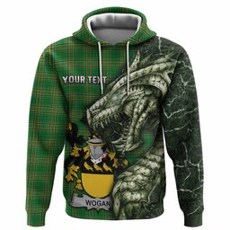 Wogan Irish Clan Hoodie Irish Roots Dragon Soul