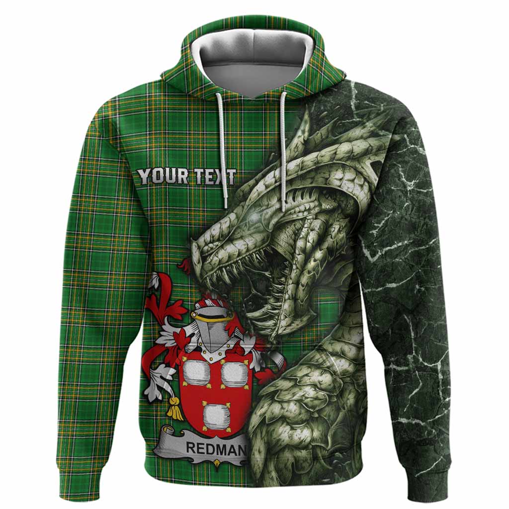 Redman Irish Clan Hoodie Irish Roots Dragon Soul