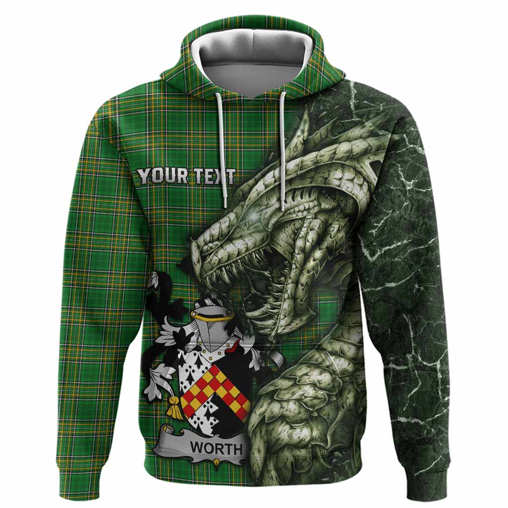 Worth Irish Clan Hoodie Irish Roots Dragon Soul
