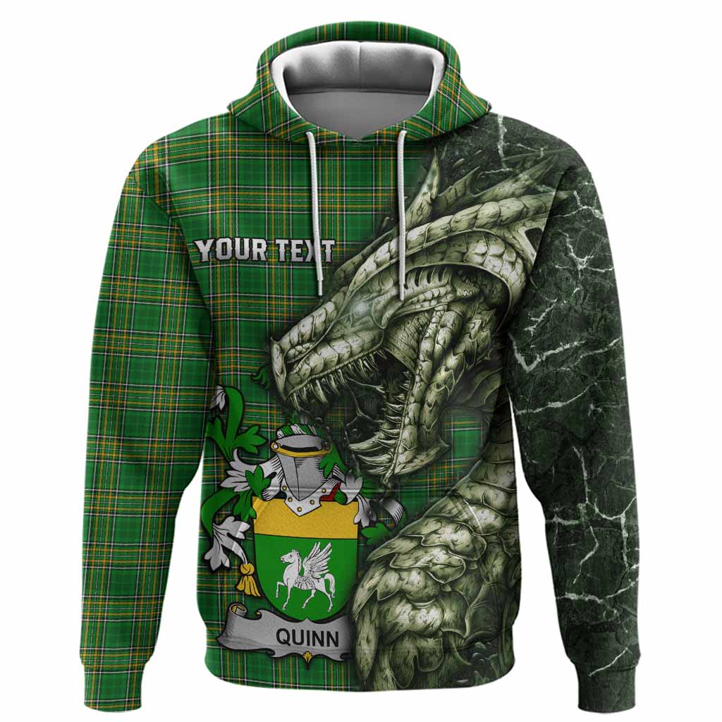 Quinn Irish Clan Hoodie Irish Roots Dragon Soul