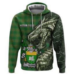 Quinn Irish Clan Hoodie Irish Roots Dragon Soul
