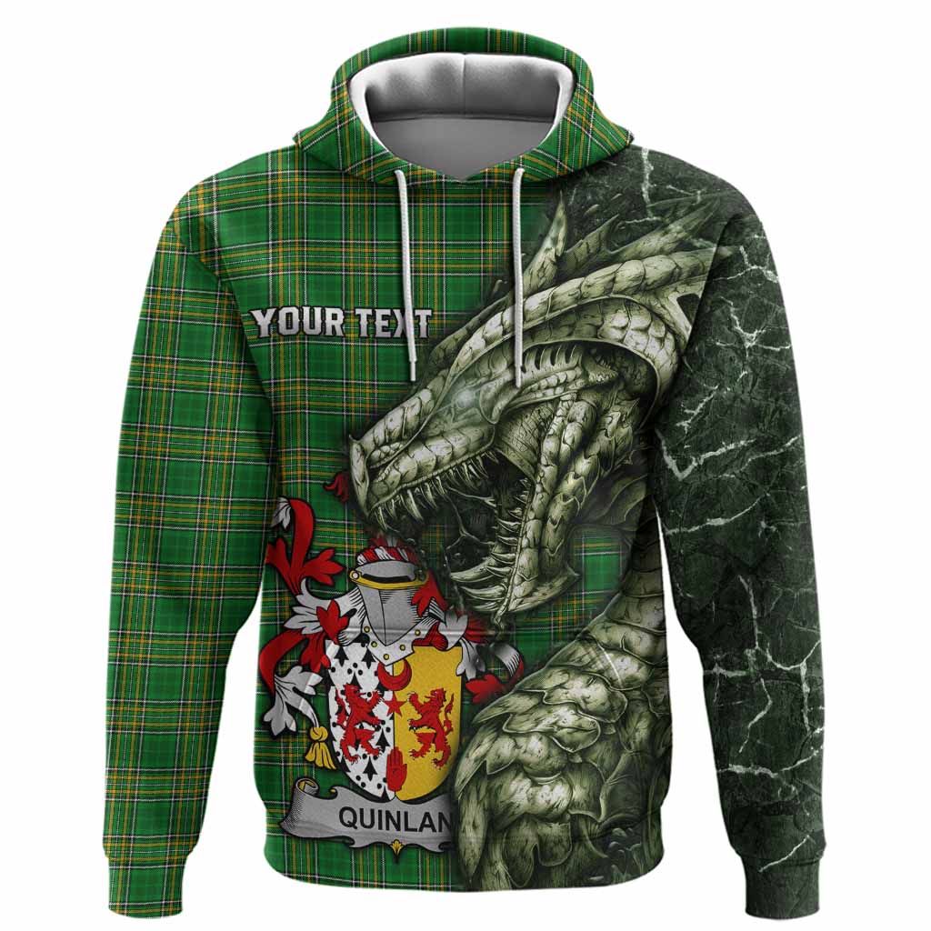 Quinlan Irish Clan Hoodie Irish Roots Dragon Soul