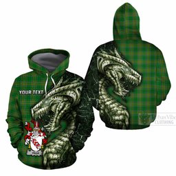 Prior Irish Clan Cotton Hoodie Irish Roots Dragon Soul