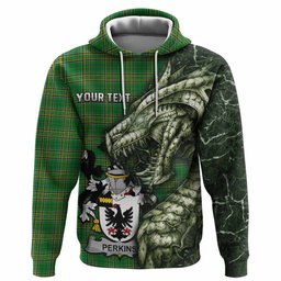 Perkins Irish Clan Hoodie Irish Roots Dragon Soul