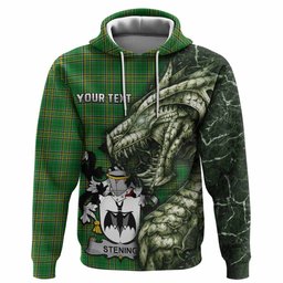 Stening Irish Clan Hoodie Irish Roots Dragon Soul