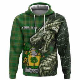 Woods Irish Clan Hoodie Irish Roots Dragon Soul