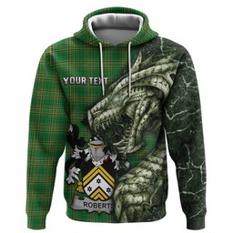 Roberts Irish Clan Hoodie Irish Roots Dragon Soul