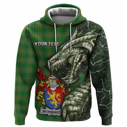 Wormington Irish Clan Hoodie Irish Roots Dragon Soul