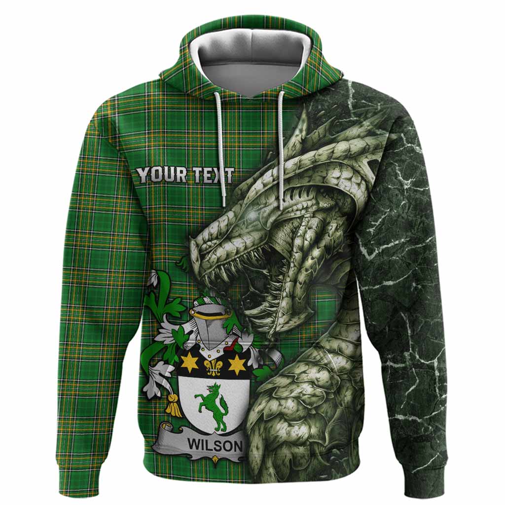 Wilson Irish Clan Hoodie Irish Roots Dragon Soul
