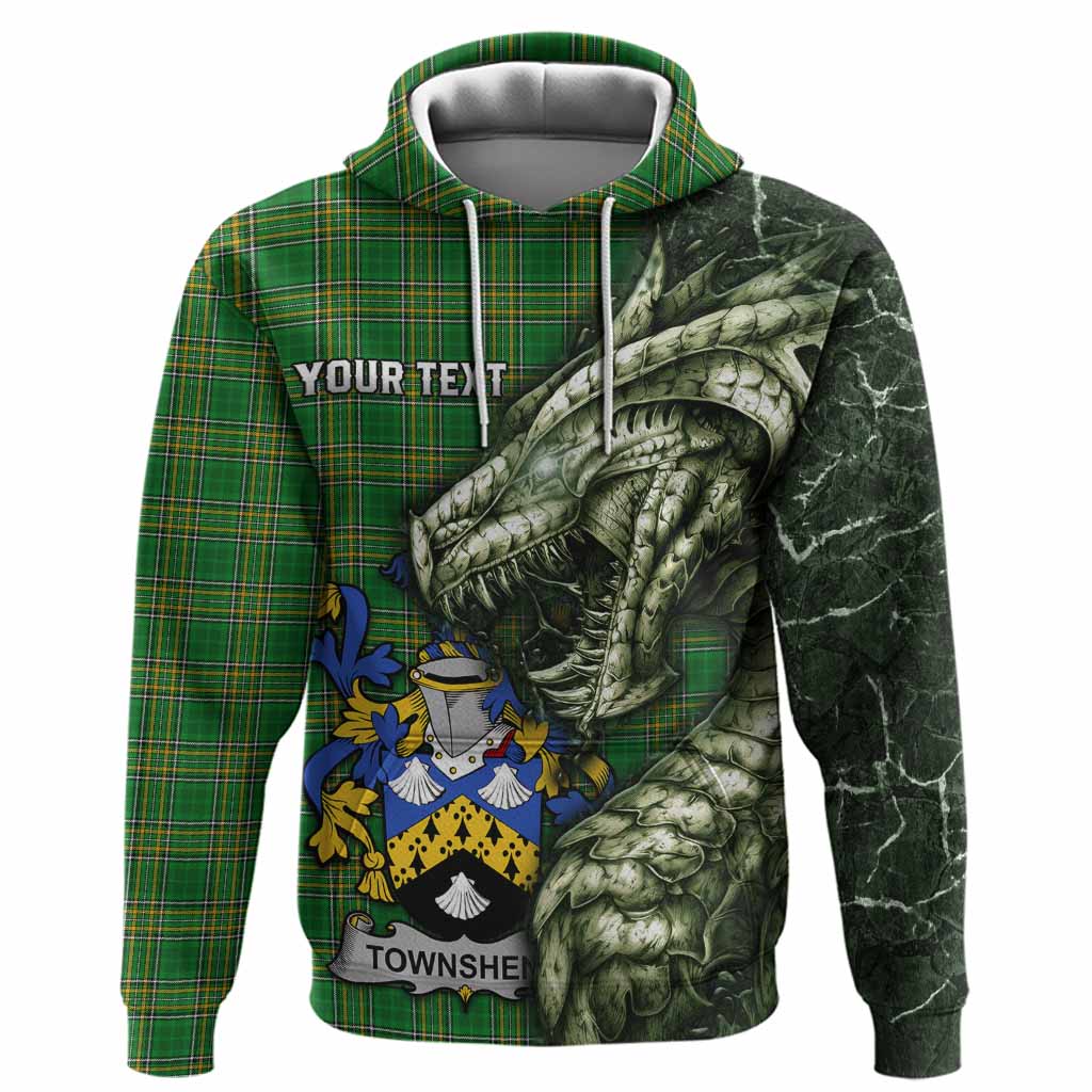 Townshend Irish Clan Hoodie Irish Roots Dragon Soul