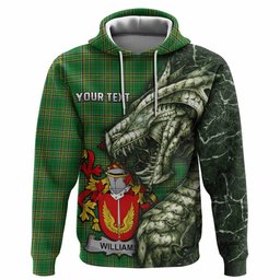 Williams Irish Clan Hoodie Irish Roots Dragon Soul