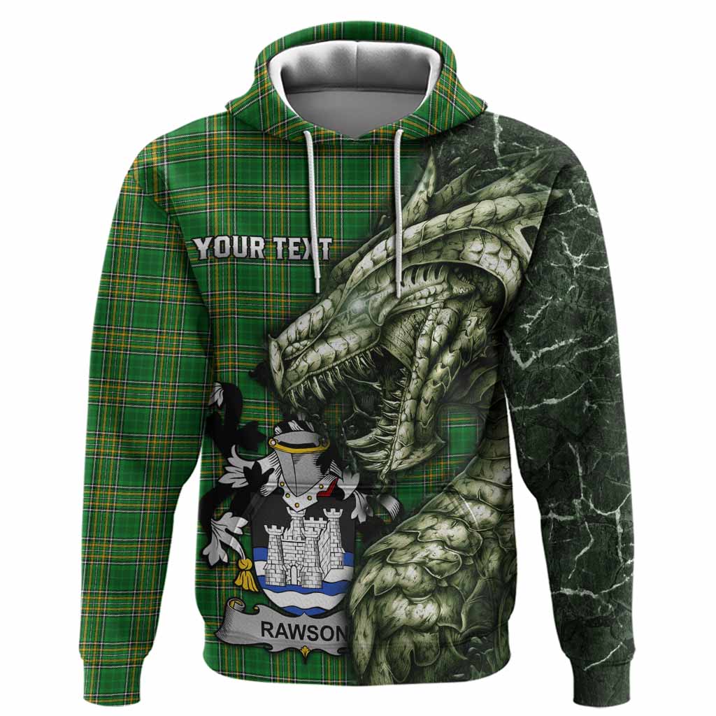 Rawson Irish Clan Hoodie Irish Roots Dragon Soul