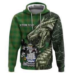 Rawson Irish Clan Hoodie Irish Roots Dragon Soul