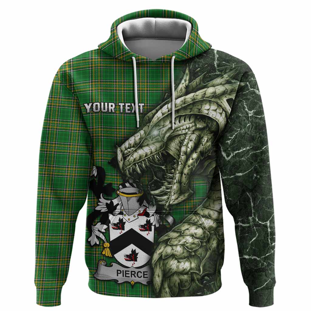 Pierce Irish Clan Hoodie Irish Roots Dragon Soul