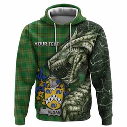 Regan Irish Clan Hoodie Irish Roots Dragon Soul