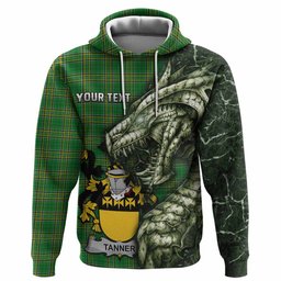 Tanner Irish Clan Hoodie Irish Roots Dragon Soul