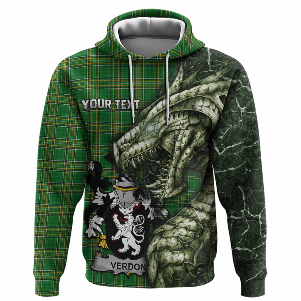 Verdon Irish Clan Hoodie Irish Roots Dragon Soul