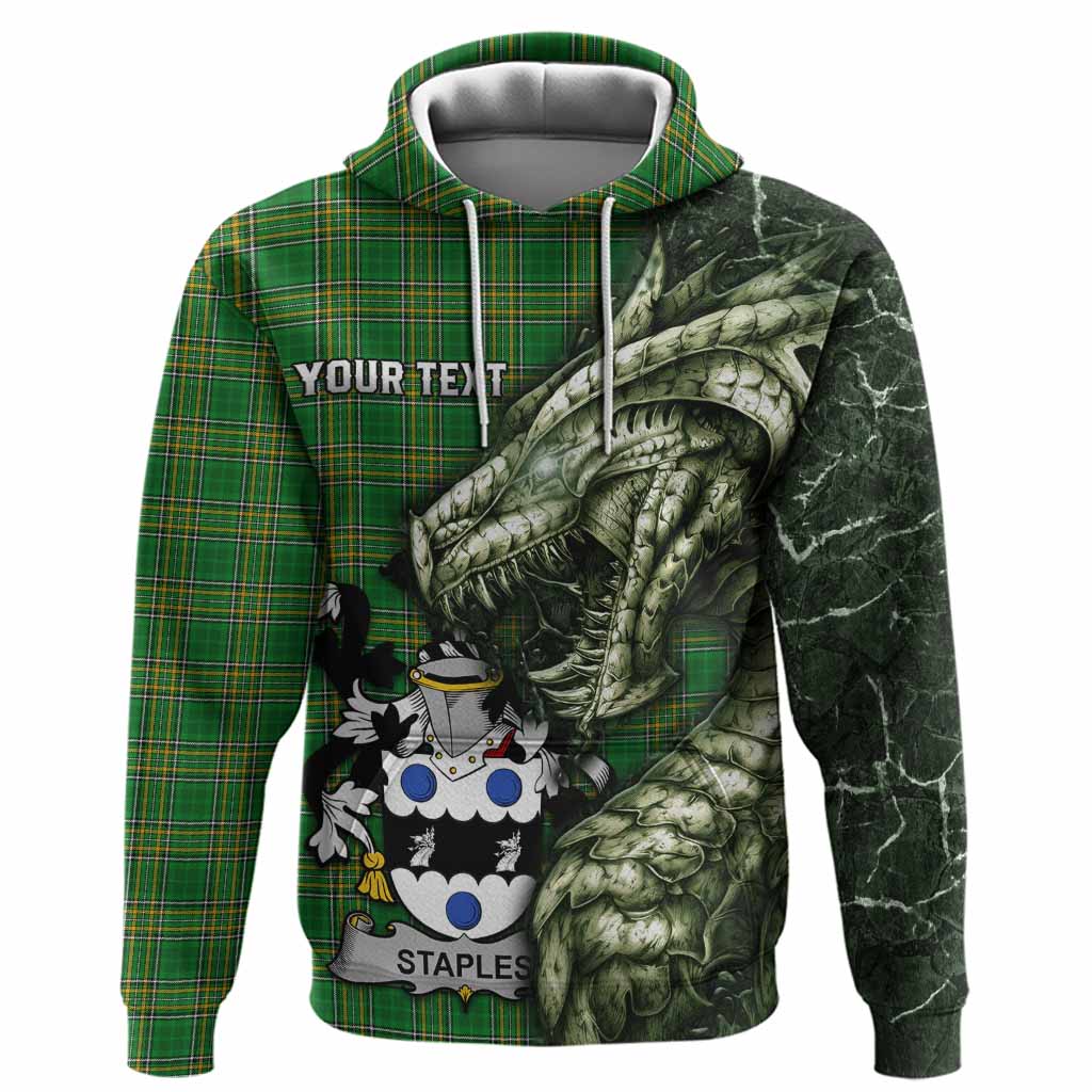 Staples Irish Clan Hoodie Irish Roots Dragon Soul