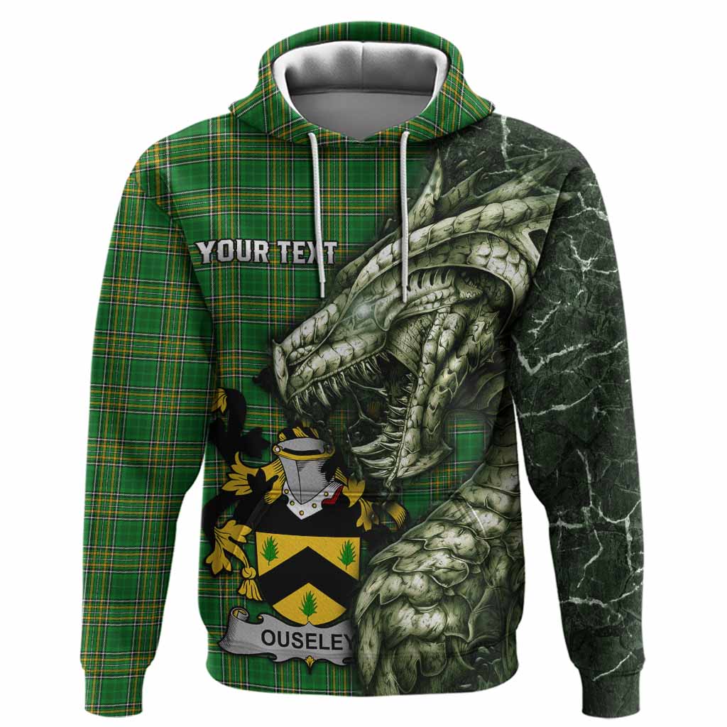 Ouseley Irish Clan Hoodie Irish Roots Dragon Soul