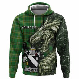 Plunkett Irish Clan Hoodie Irish Roots Dragon Soul