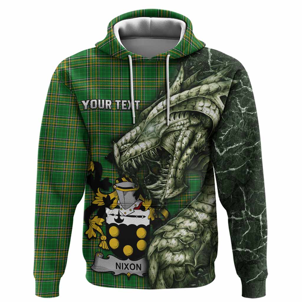 Nixon Irish Clan Hoodie Irish Roots Dragon Soul