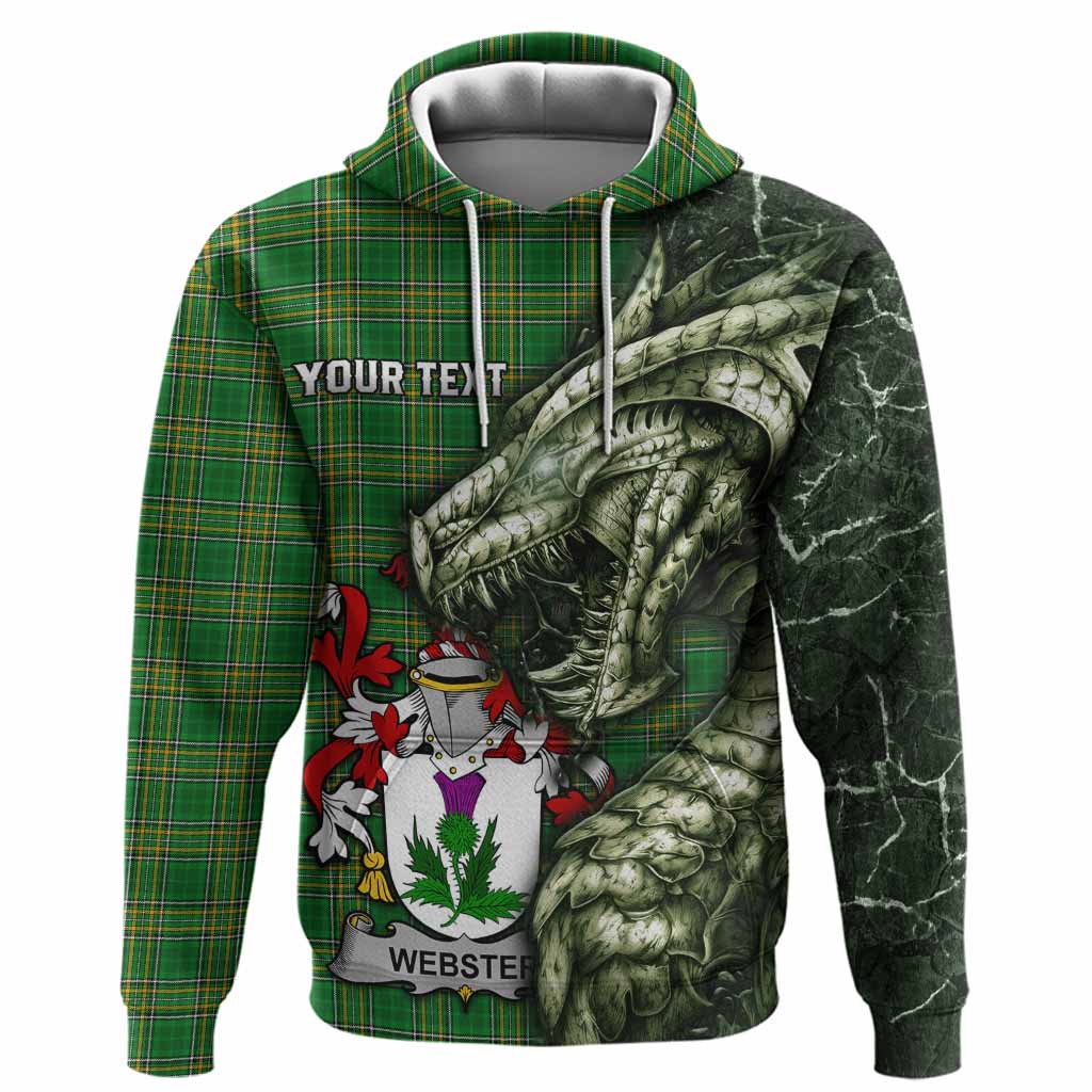 Webster Irish Clan Hoodie Irish Roots Dragon Soul