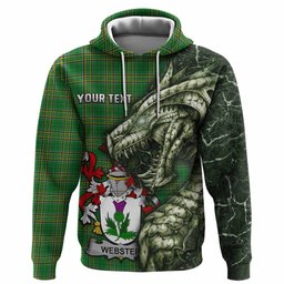 Webster Irish Clan Hoodie Irish Roots Dragon Soul