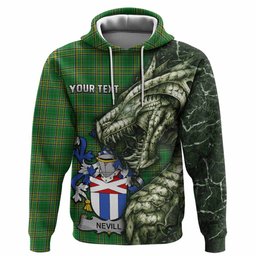 Nevill Irish Clan Hoodie Irish Roots Dragon Soul