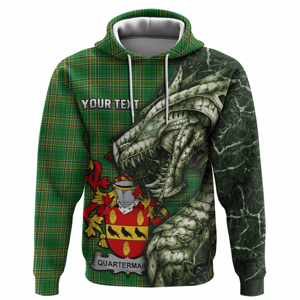 Quartermaines Irish Clan Hoodie Irish Roots Dragon Soul