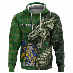 Peacocke Irish Clan Hoodie Irish Roots Dragon Soul