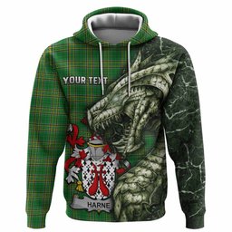 Harne Irish Clan Hoodie Irish Roots Dragon Soul