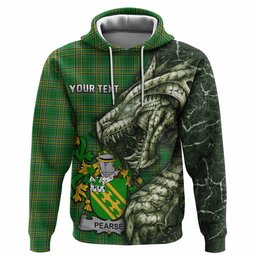 Pearse Irish Clan Hoodie Irish Roots Dragon Soul