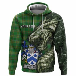 Pollard Irish Clan Hoodie Irish Roots Dragon Soul