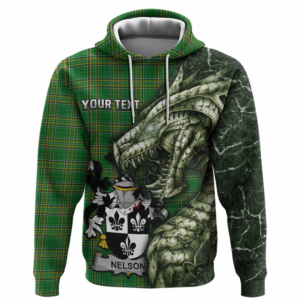 Nelson Irish Clan Hoodie Irish Roots Dragon Soul