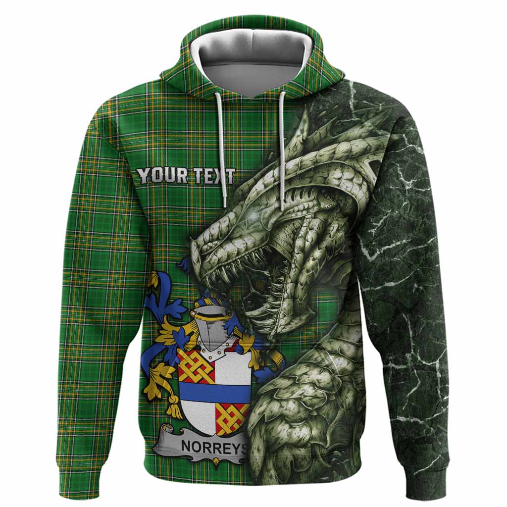 Norreys Irish Clan Hoodie Irish Roots Dragon Soul