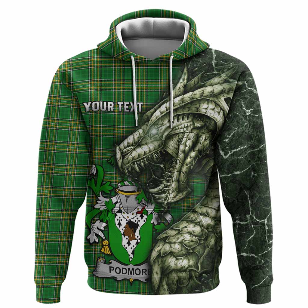 Podmore Irish Clan Hoodie Irish Roots Dragon Soul