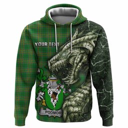 Podmore Irish Clan Hoodie Irish Roots Dragon Soul