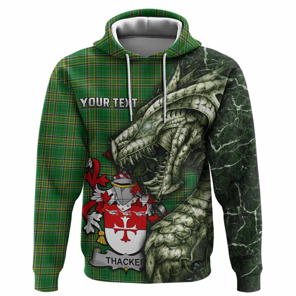 Thacker Irish Clan Hoodie Irish Roots Dragon Soul