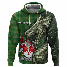 Thacker Irish Clan Hoodie Irish Roots Dragon Soul