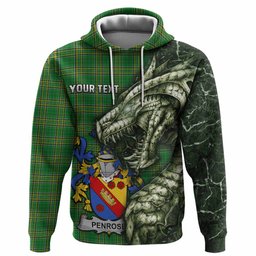 Penrose Irish Clan Hoodie Irish Roots Dragon Soul