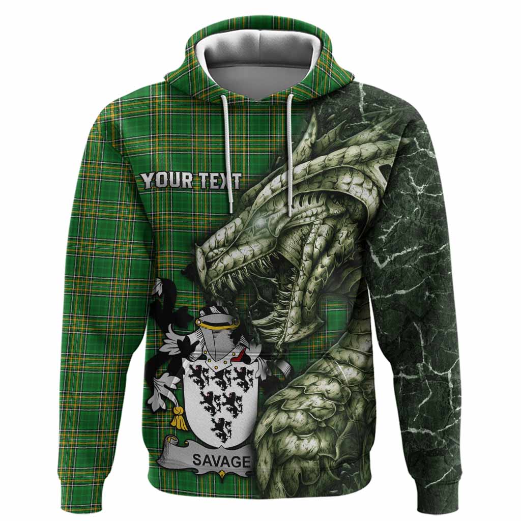 Savage Irish Clan Hoodie Irish Roots Dragon Soul