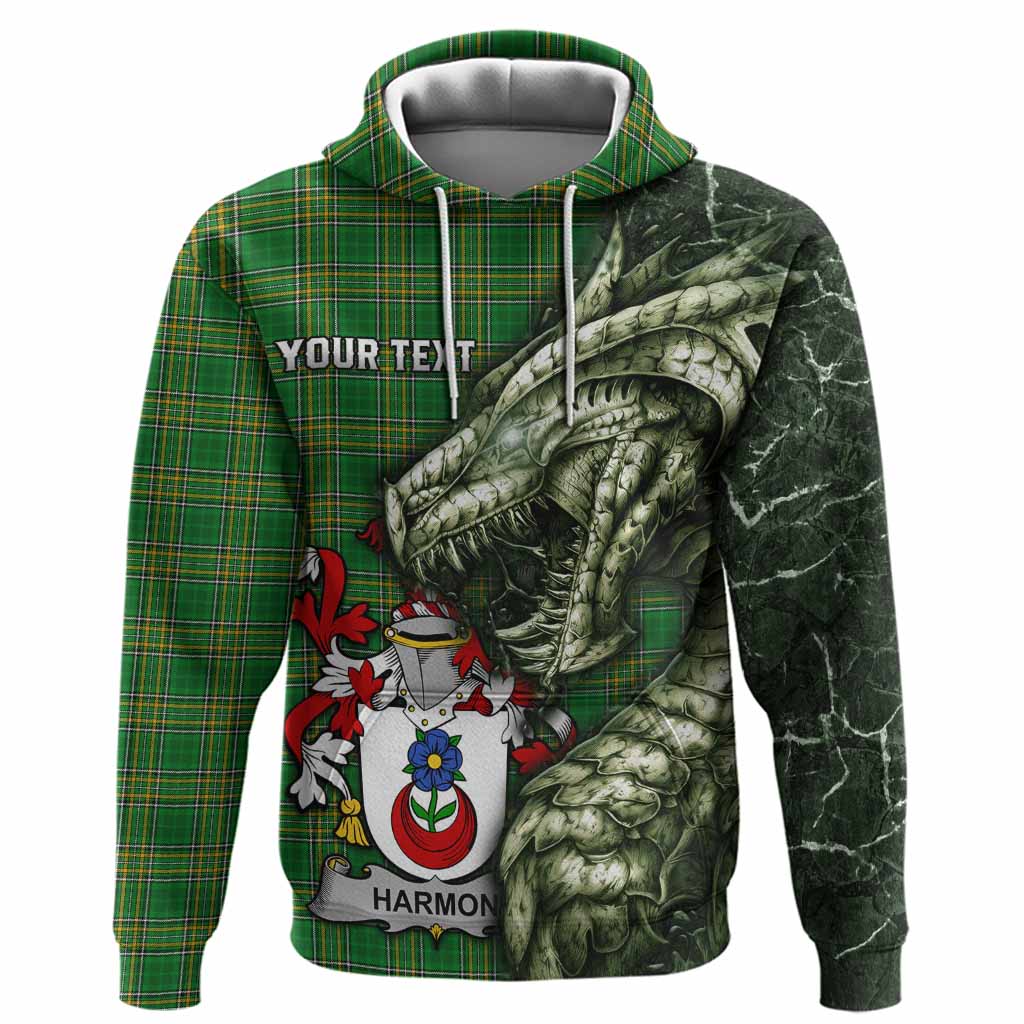 Harmon Irish Clan Hoodie Irish Roots Dragon Soul